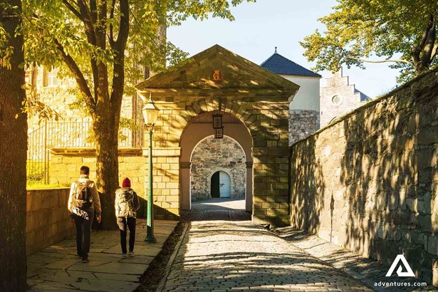 Bergenhus Fortress gates in Norway