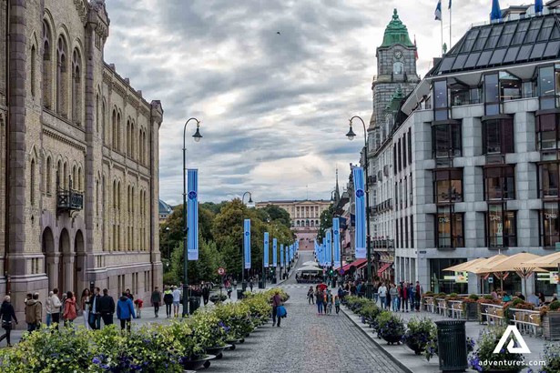 street to Oslo Karl Johans Gate