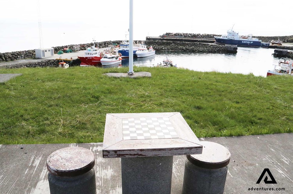 Chess Game Table in Grimsey Island