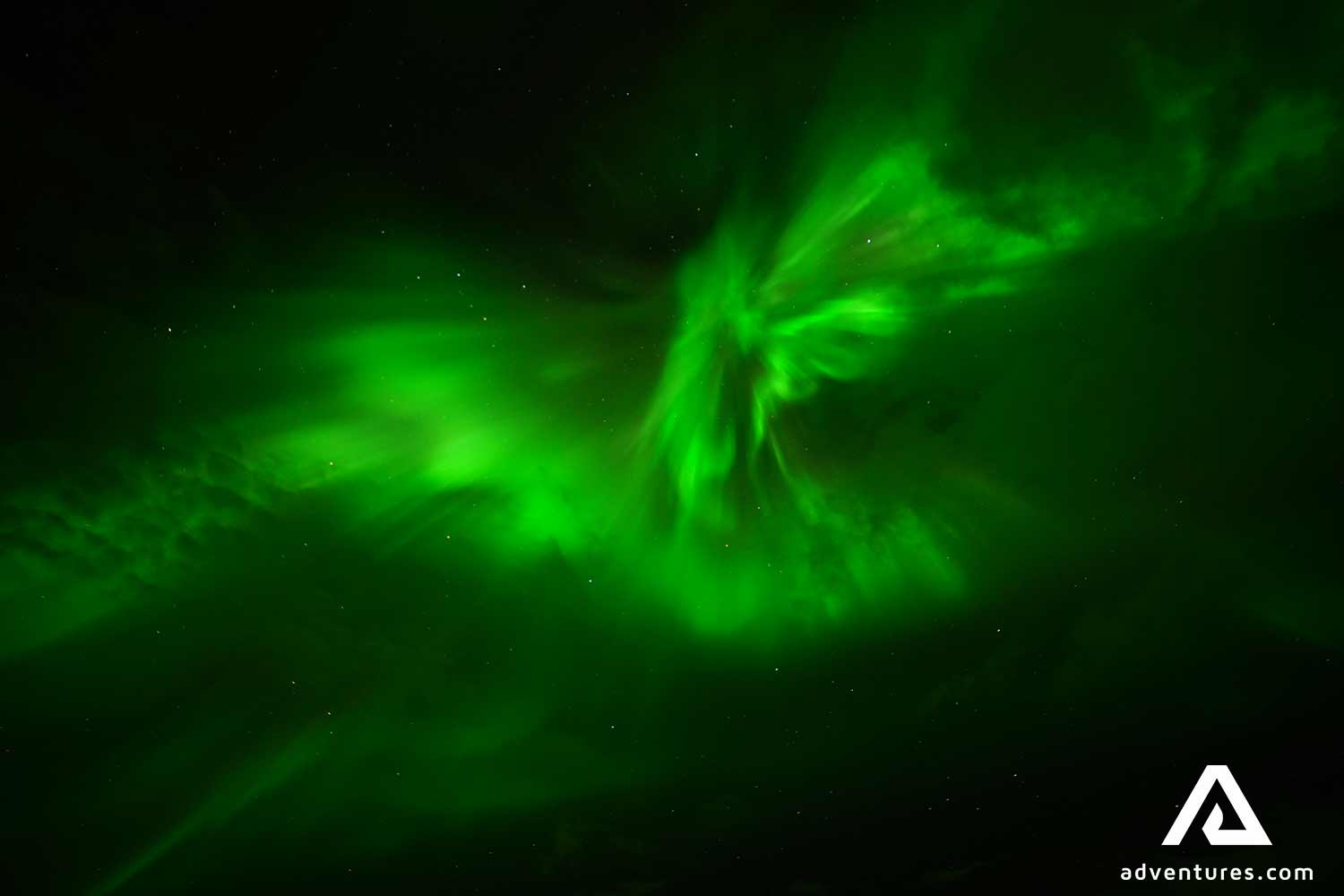 Northern Lights in Grimsey Island in Iceland