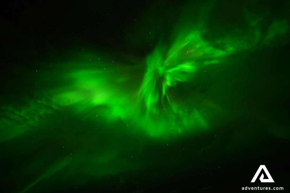 Northern Lights in Grimsey Island in Iceland