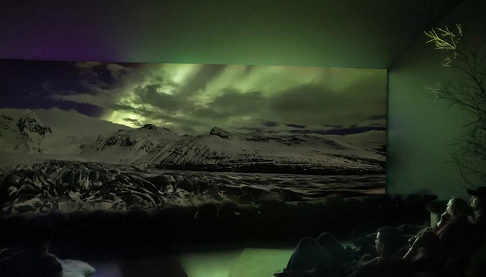 virtual northern lights exposition in Iceland