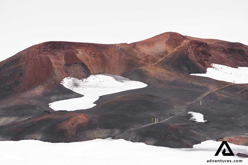 Magni Volcano Crater in Iceland