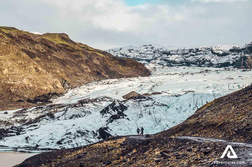 Solheimajokull Glacier in  South Coast of Iceland