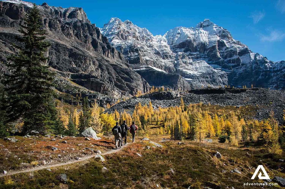 Hiking in Yoho National Park in Canada