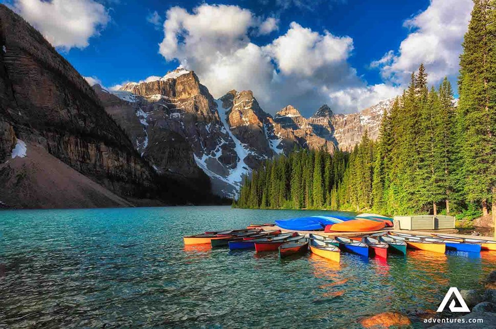 Moraine Lake in Banff National Park 