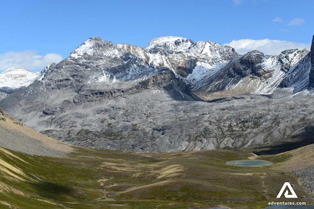 landscape of Canadian Rockies mountain range