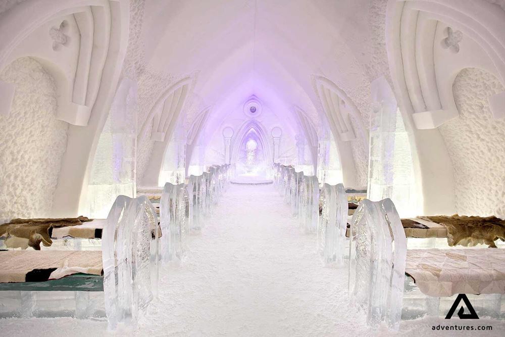 chapel in ice hotel