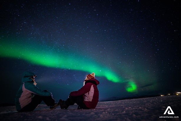 Northern lights watching tour in Sweden