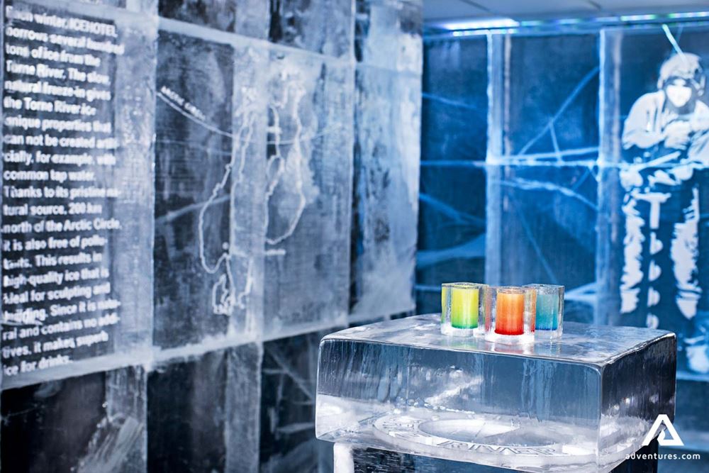 bar made from ice