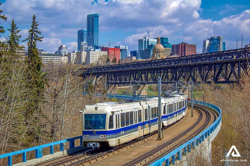train trail in Edmonton city