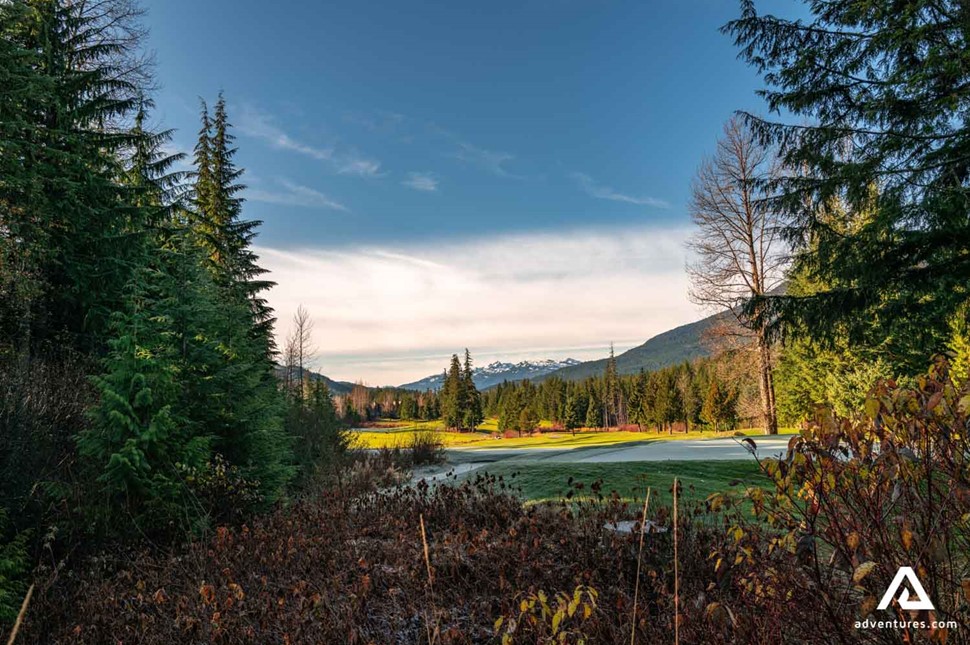 Whistler city golf course field