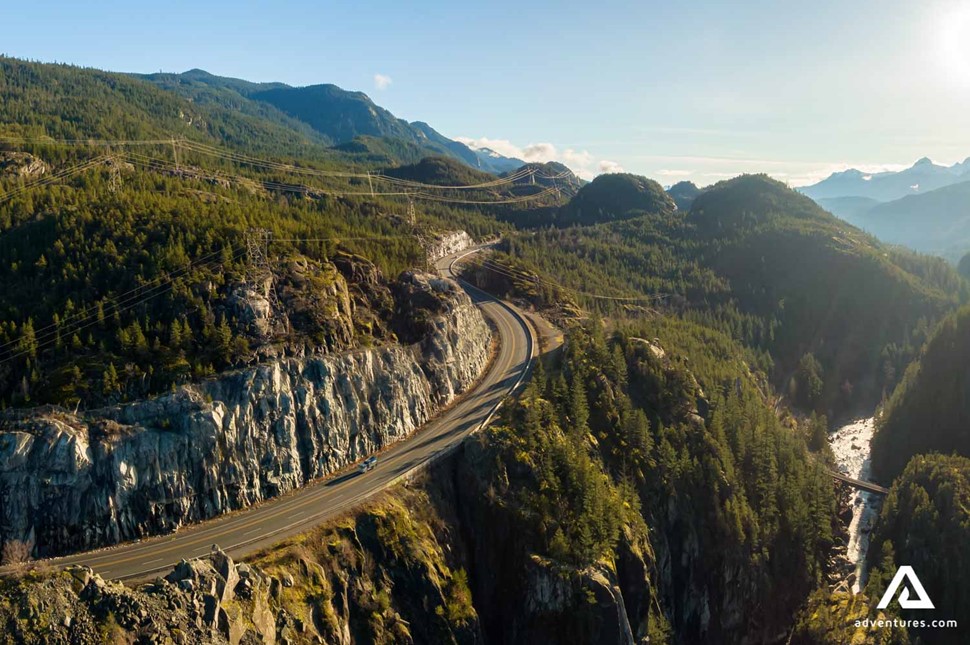 highway road in Whistler