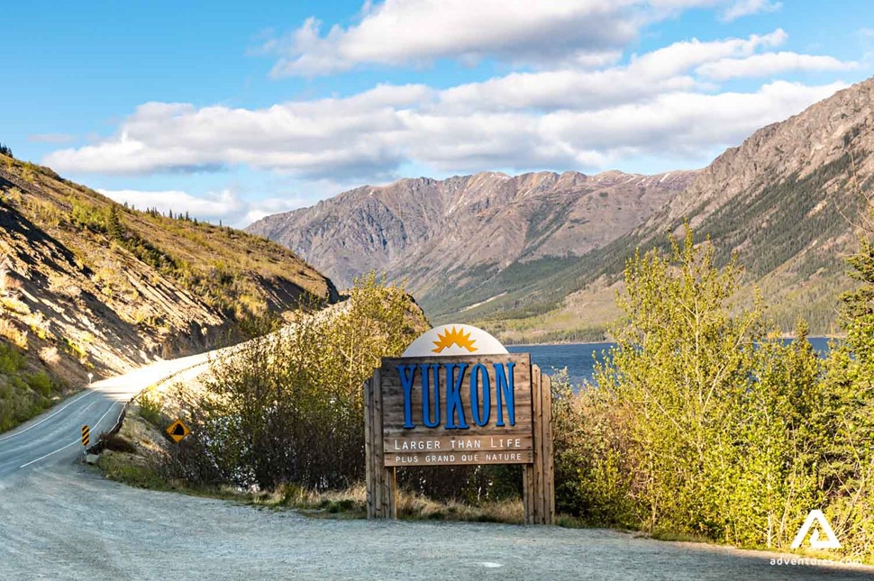 Yukon Territories road sign