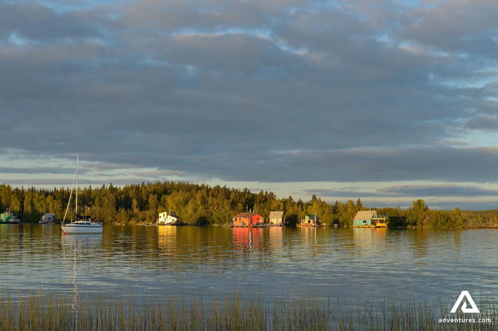 Great slave lake in Canada