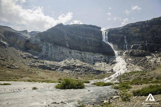 Bow Glacier Falls in Canada