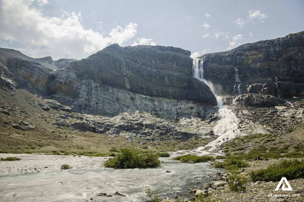 Bow Glacier Falls in Canada