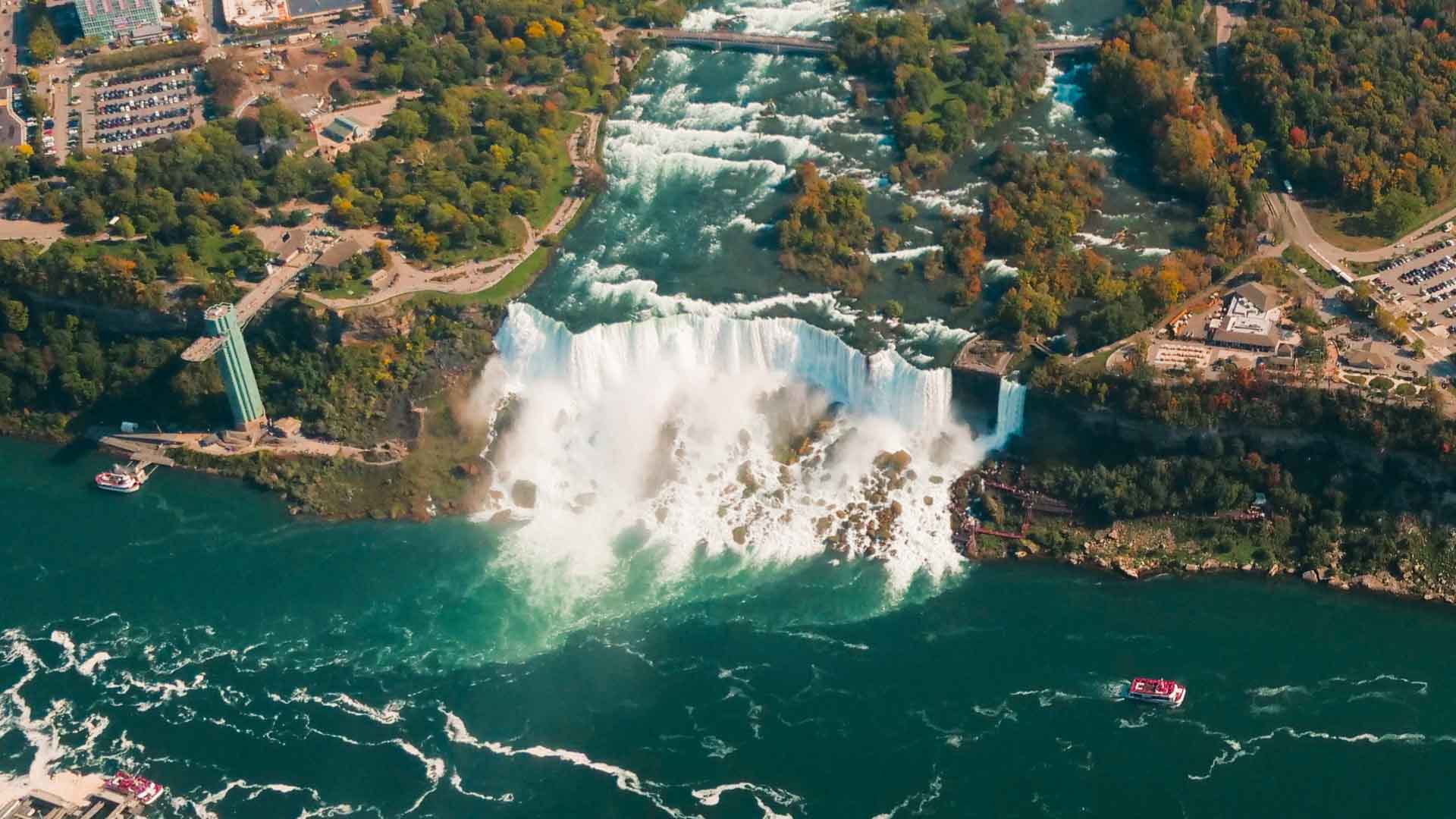 Niagara Falls bridge repair 1969