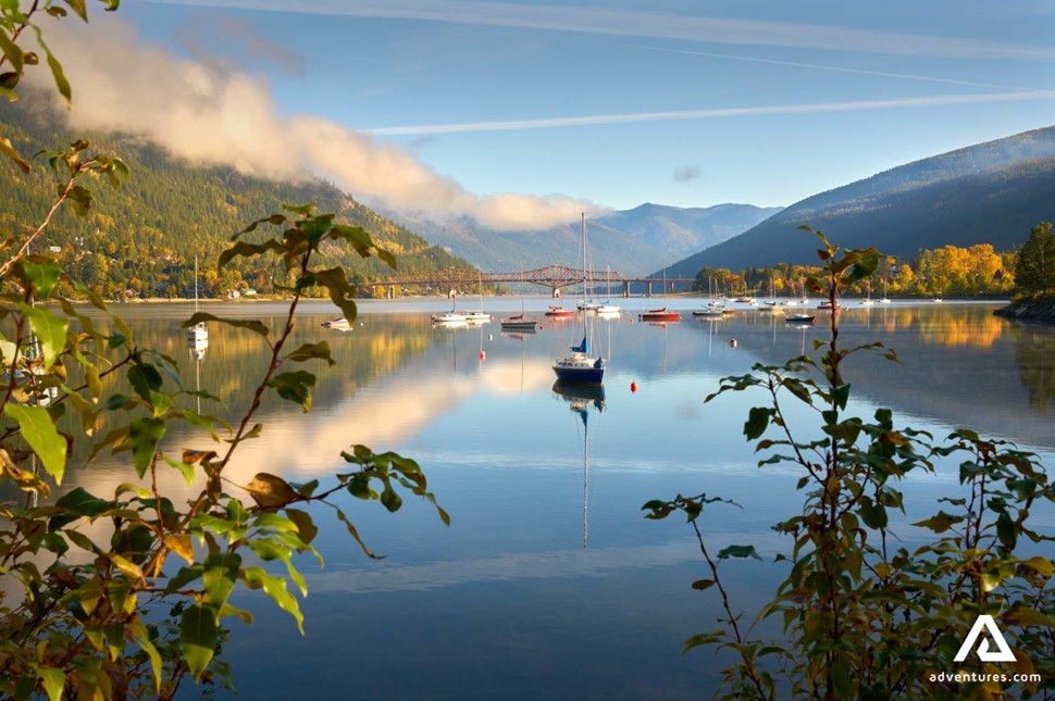 Kootenay lake in Canada