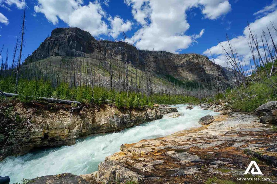 Marble canyon in Kootenay National Park