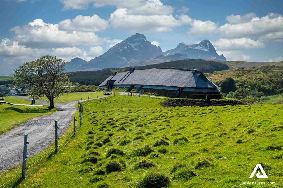 Lofotr viking museum in Norway