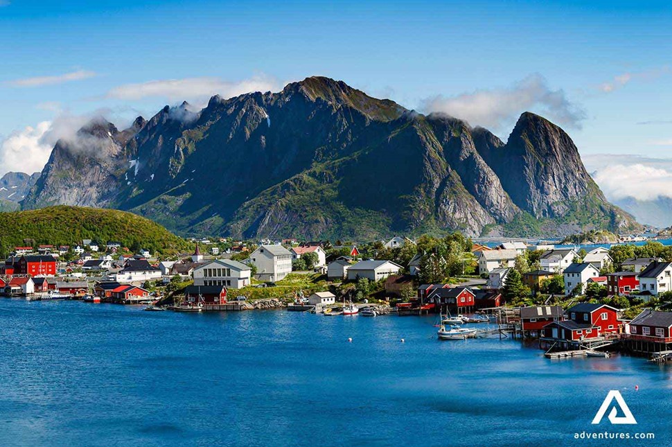 Lofoten Island view in summer 