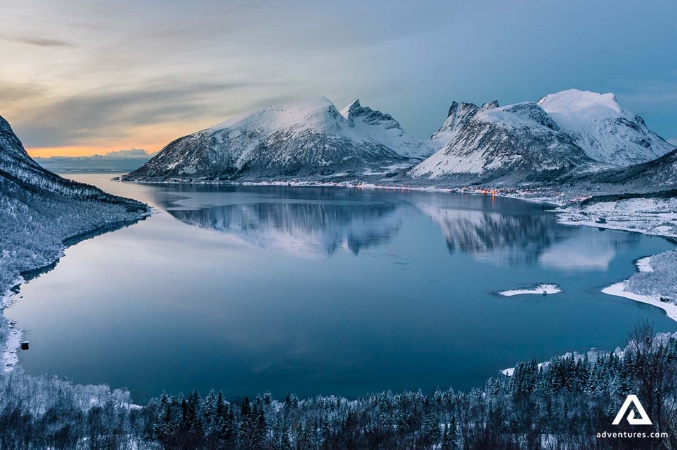 Landscape Of Bergsfjord in Norway