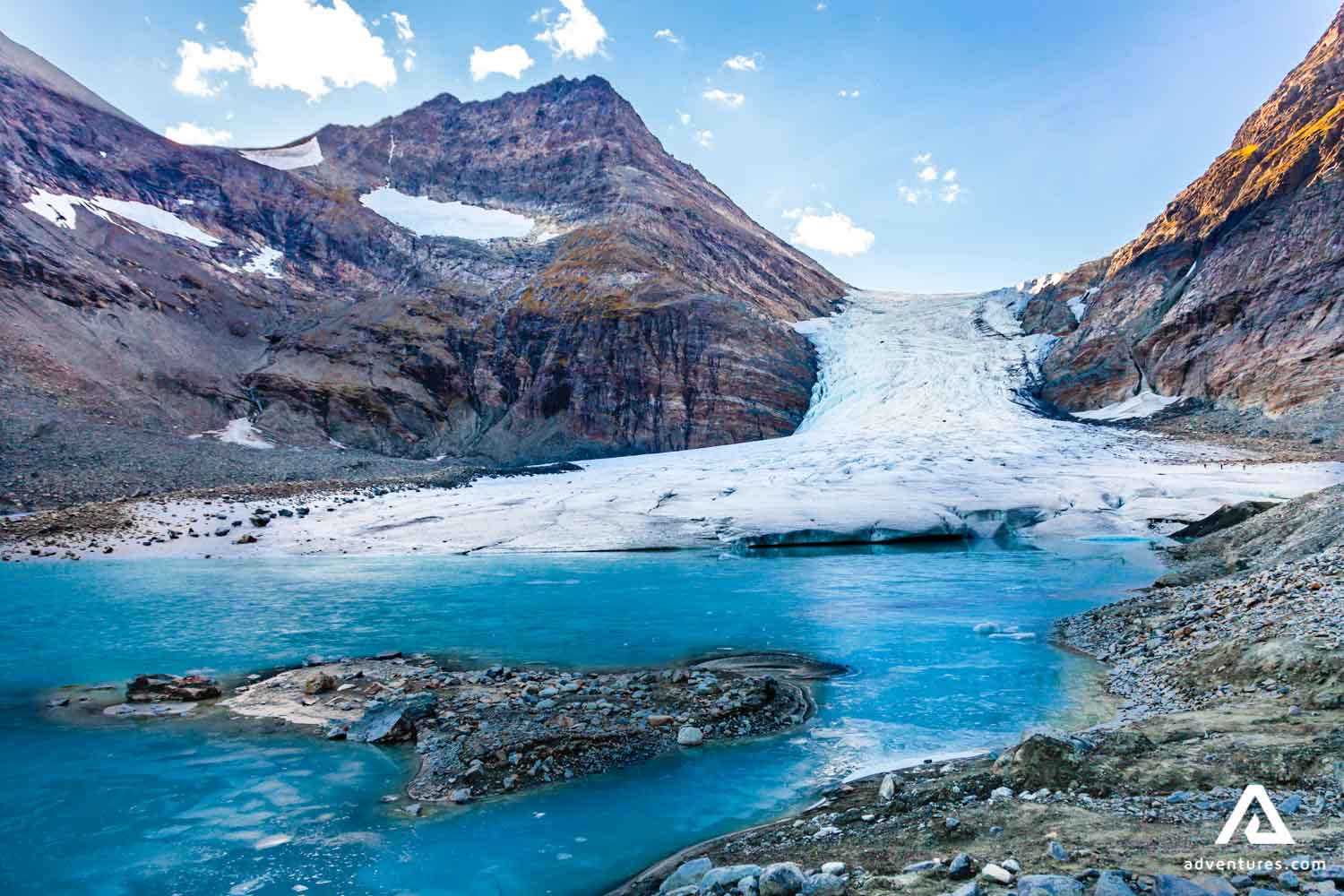 Steindalsbreen Glacier in Norway