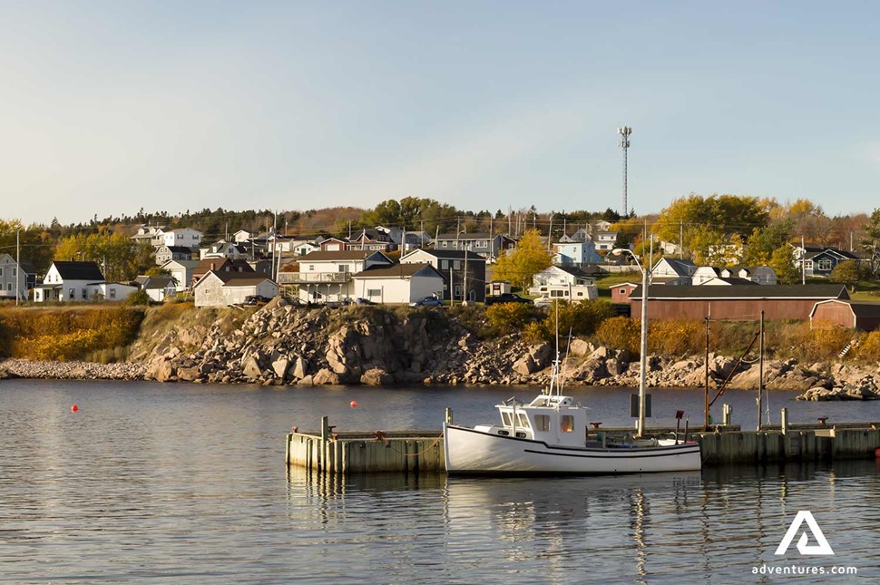 Harbor boats of Cape Breton National park 