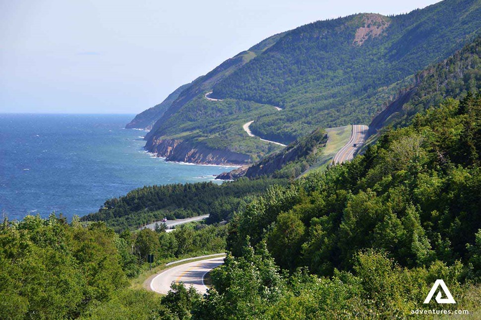 Island of Cape Breton in Canada
