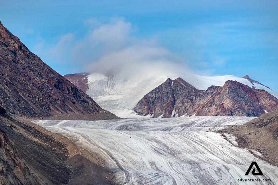 Glacier valley in Canada