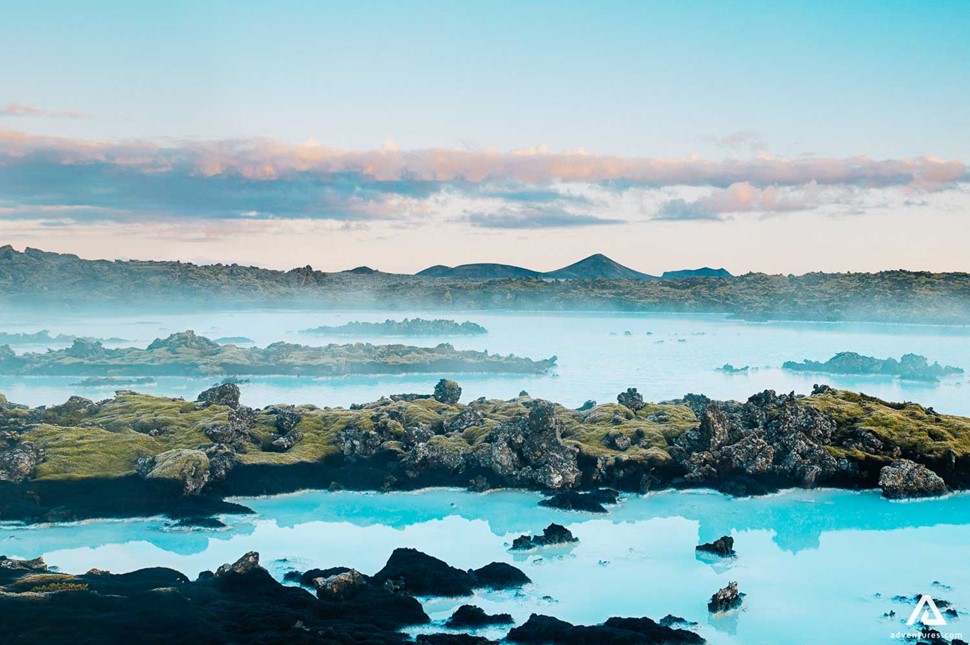 Blue water of Blue Lagoon 