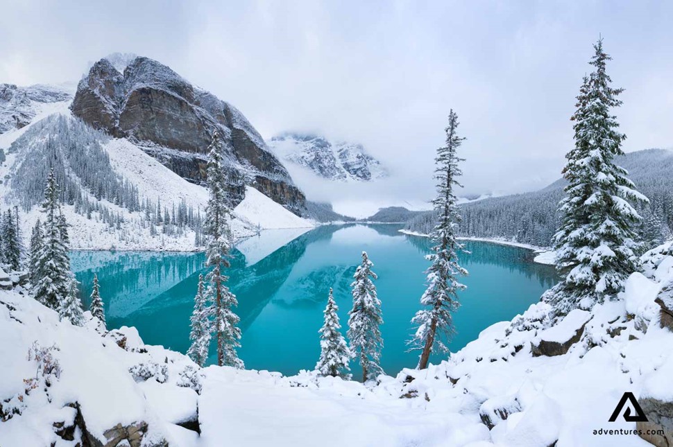 Banff National Park in winter season