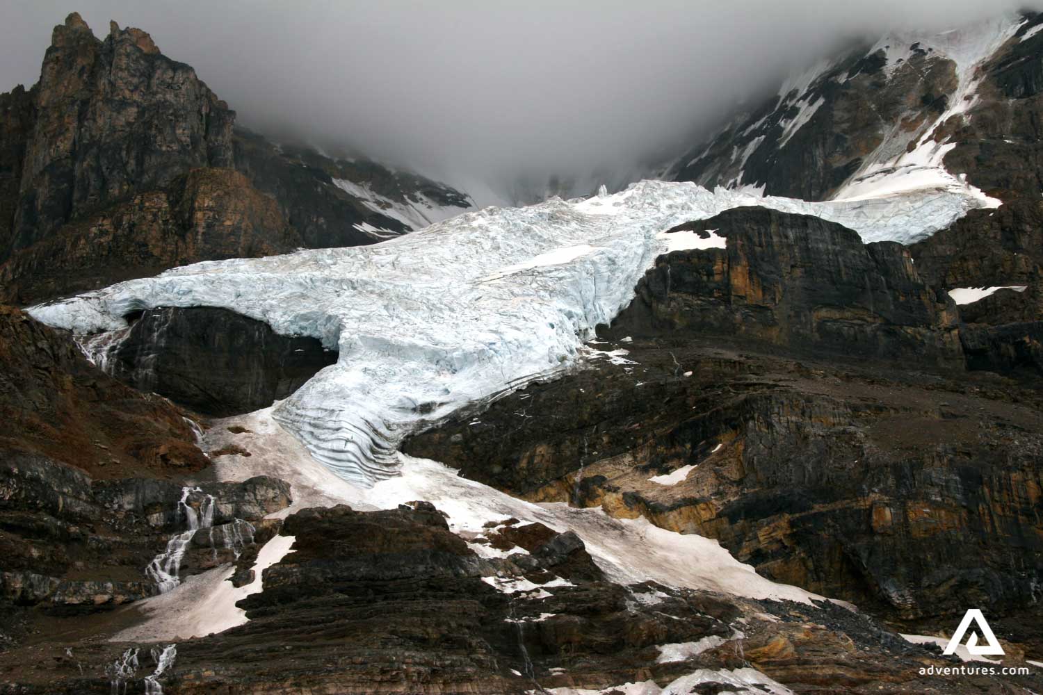 Athabasca Glacier in Canada