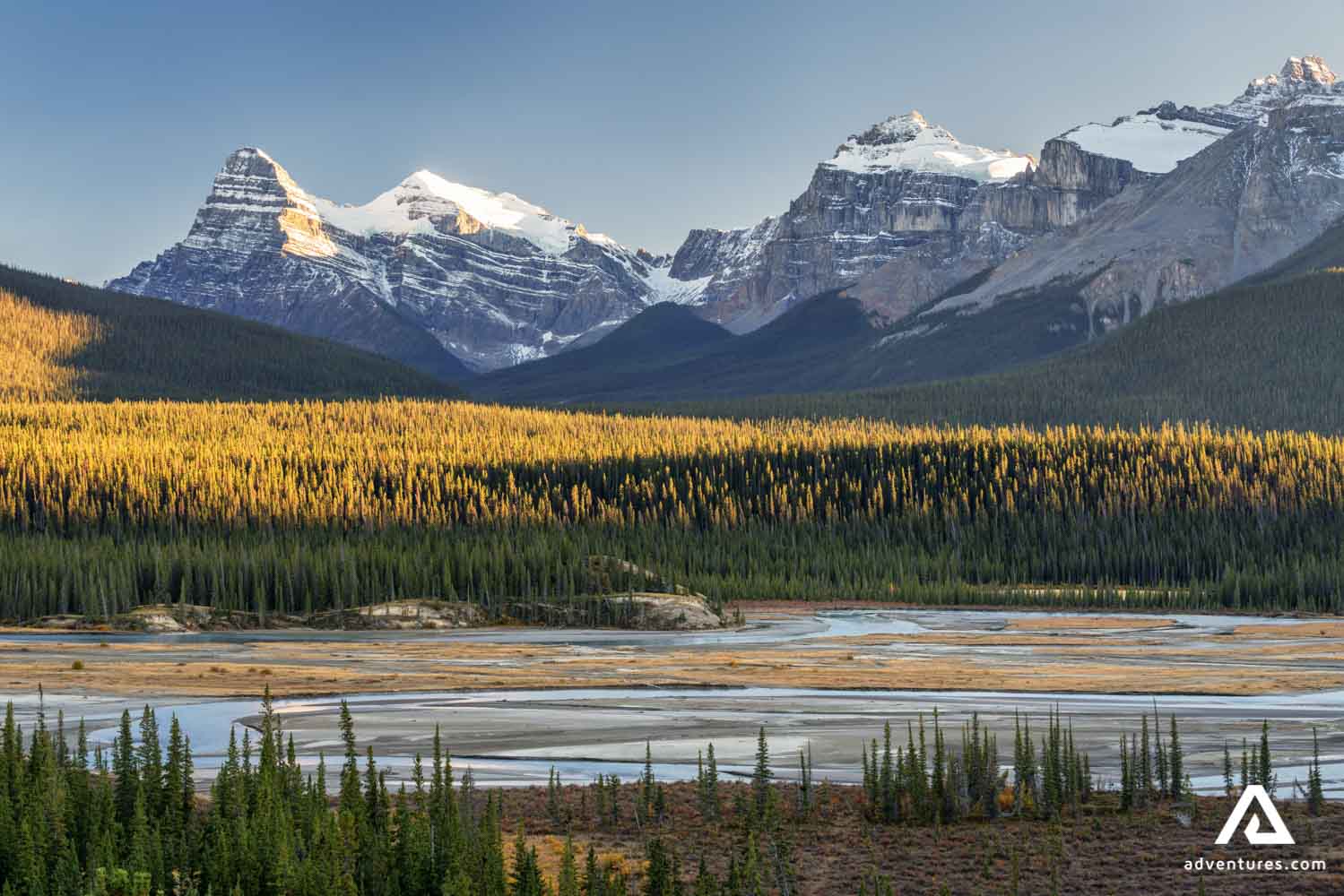 Saskatchewan Crossing in Canada