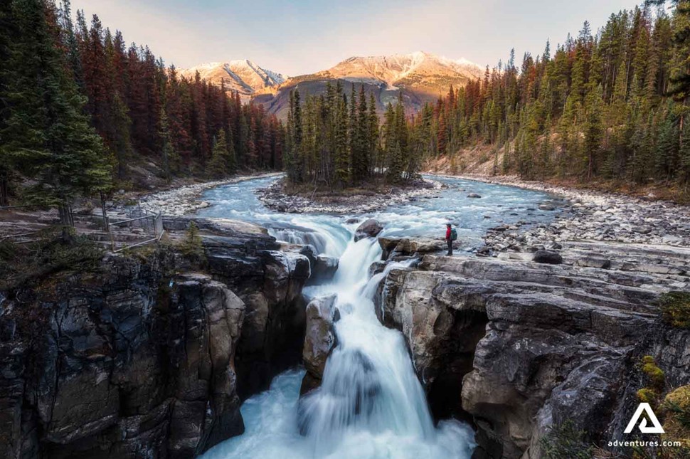 Sunwapta Falls in Canada