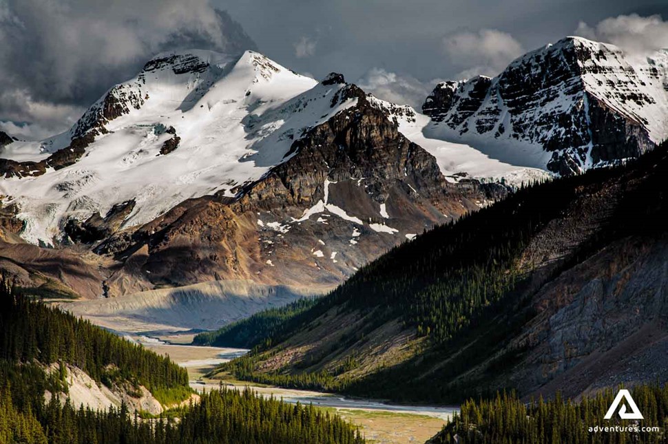Mount Athabasca in Canada