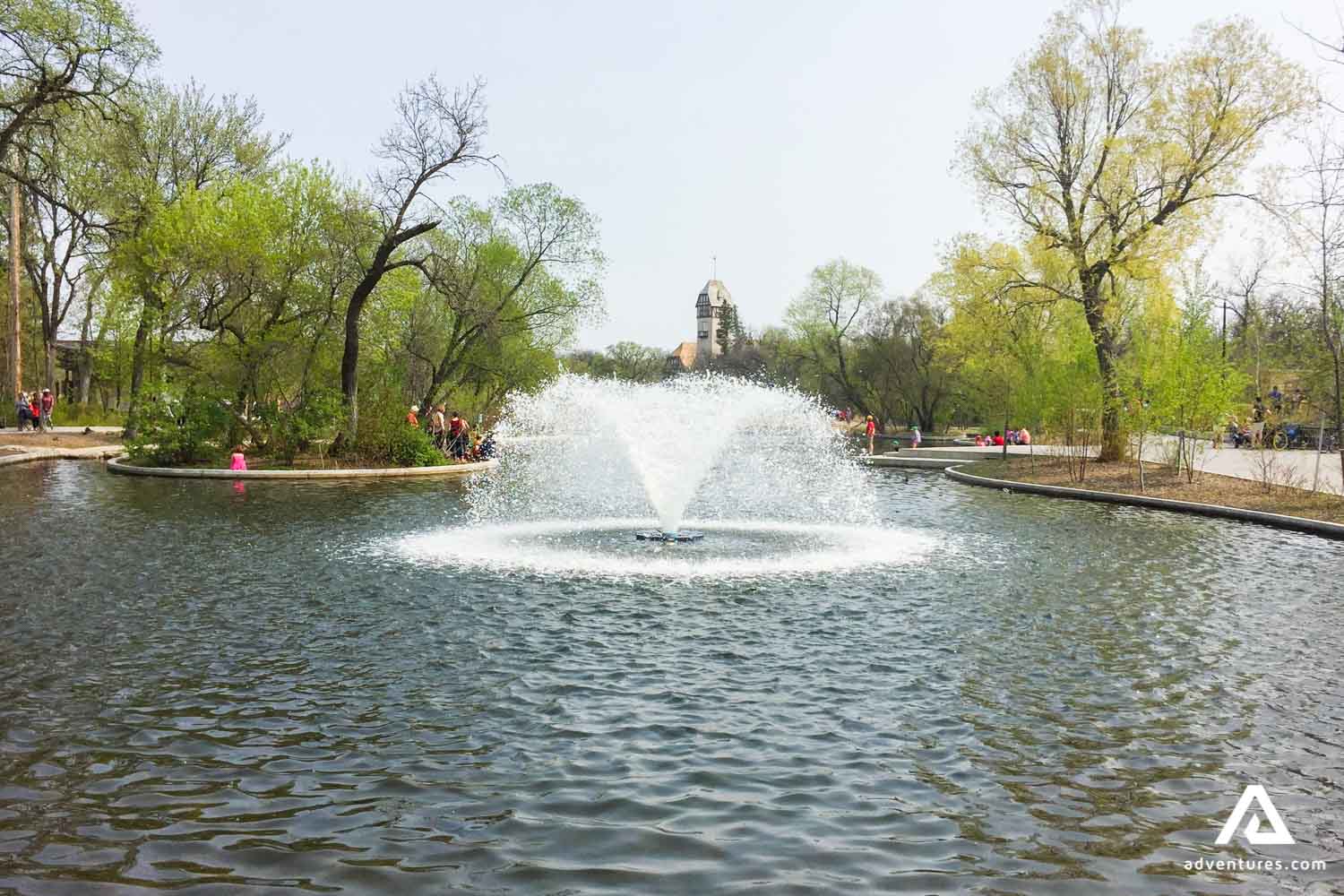 park and zoo of winnipeg city in canada