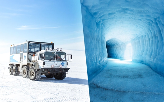 Into the glacier - World's Largest Ice Tunnel
