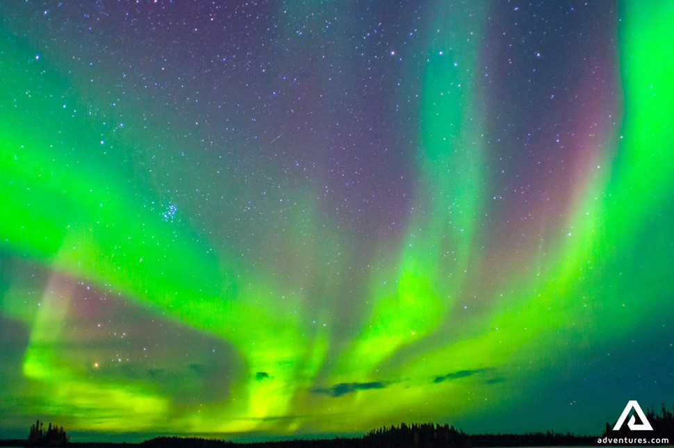 Bright Northern Lights in Canada