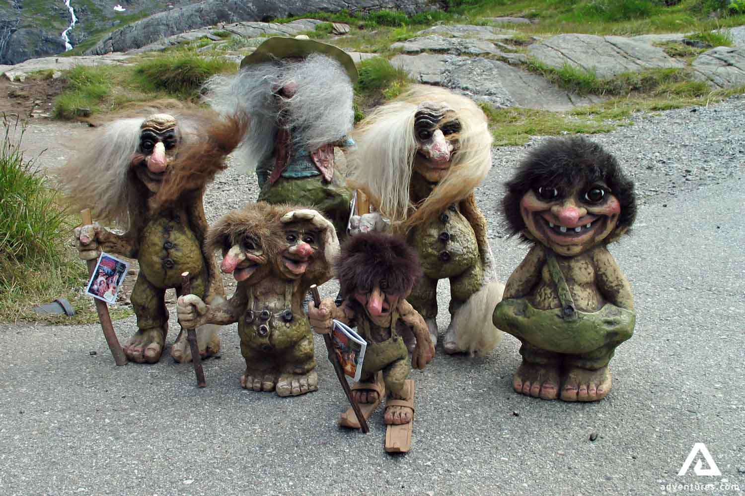 Norwegian store troll dolls