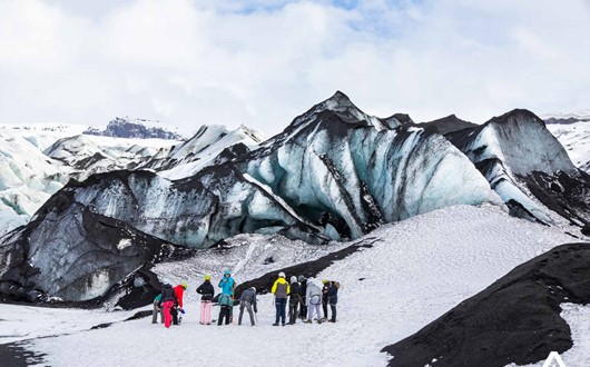 Gletscherwanderung auf Solheimajökull Gletscher