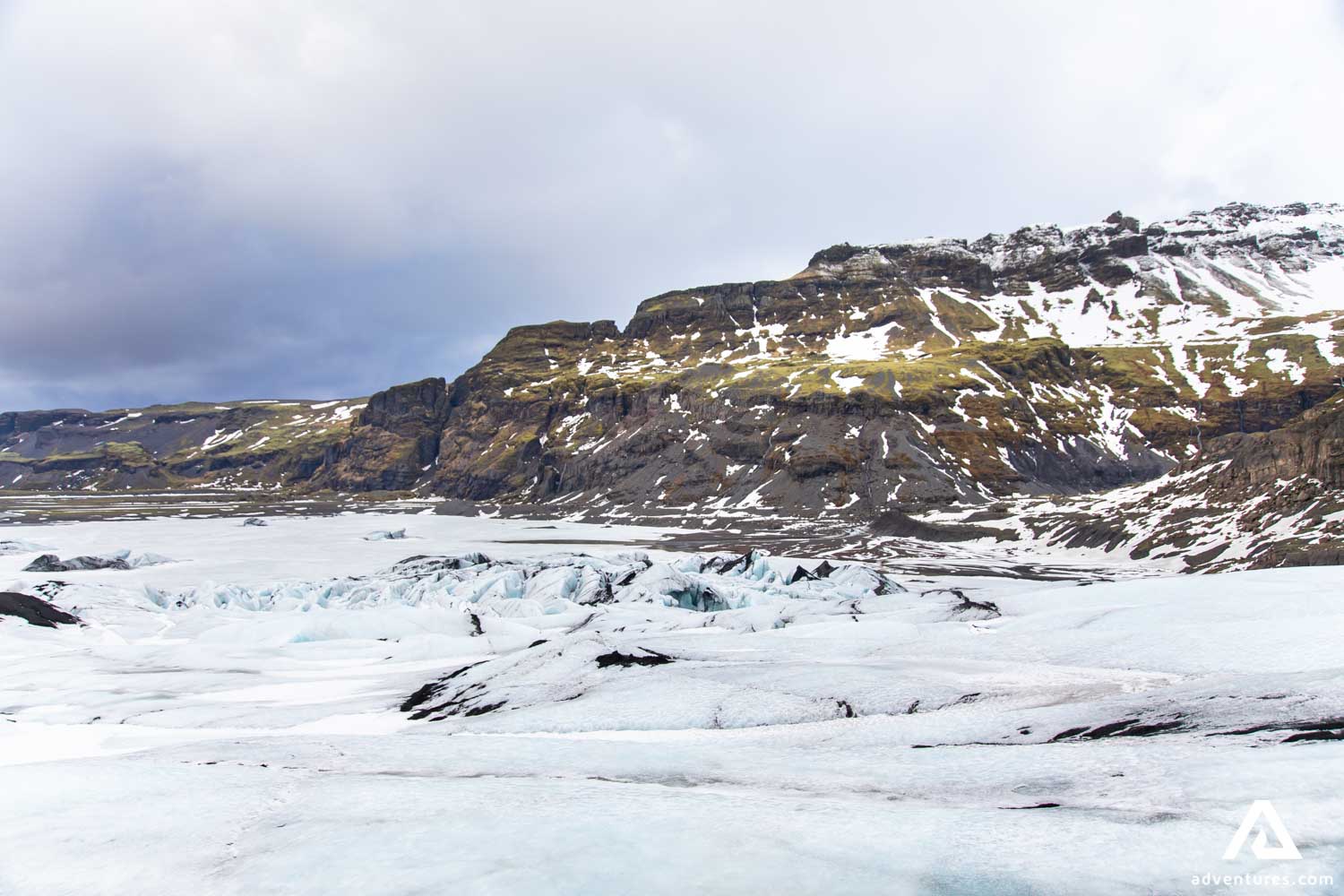 View from Sólheimajökull glacier