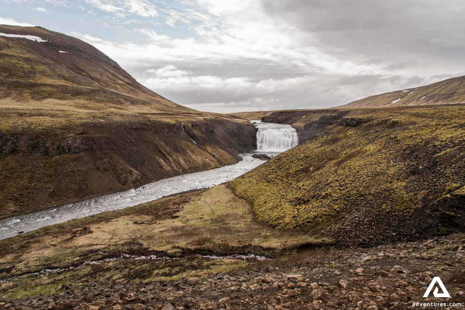 Thorufoss Waterfall at Þingvellir National Park in Iceland