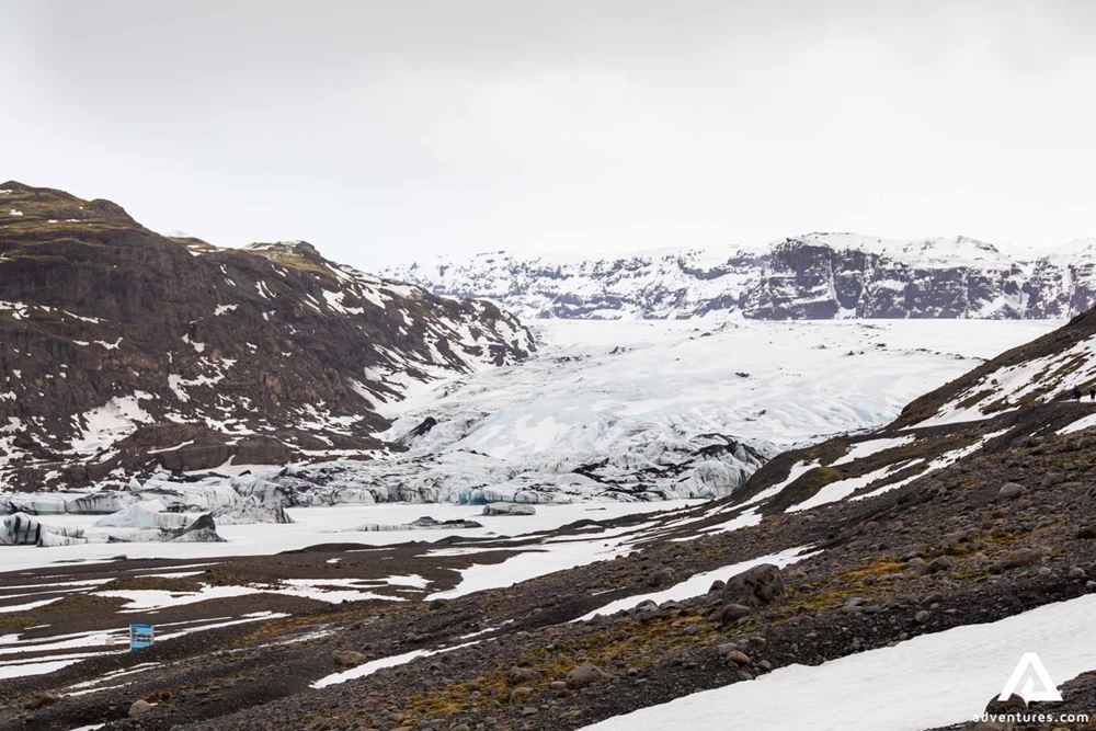 Solheimajokull Glacier Scenic View