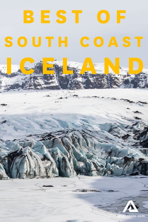 Glacier Poster of South Coast in Iceland