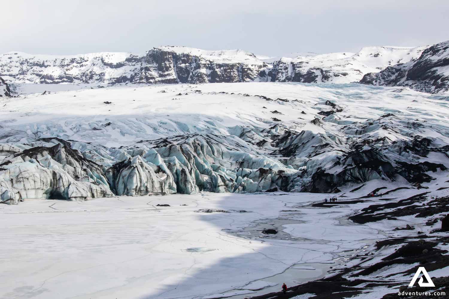 Mýrdalsjökull Glacier Outlet in Iceland