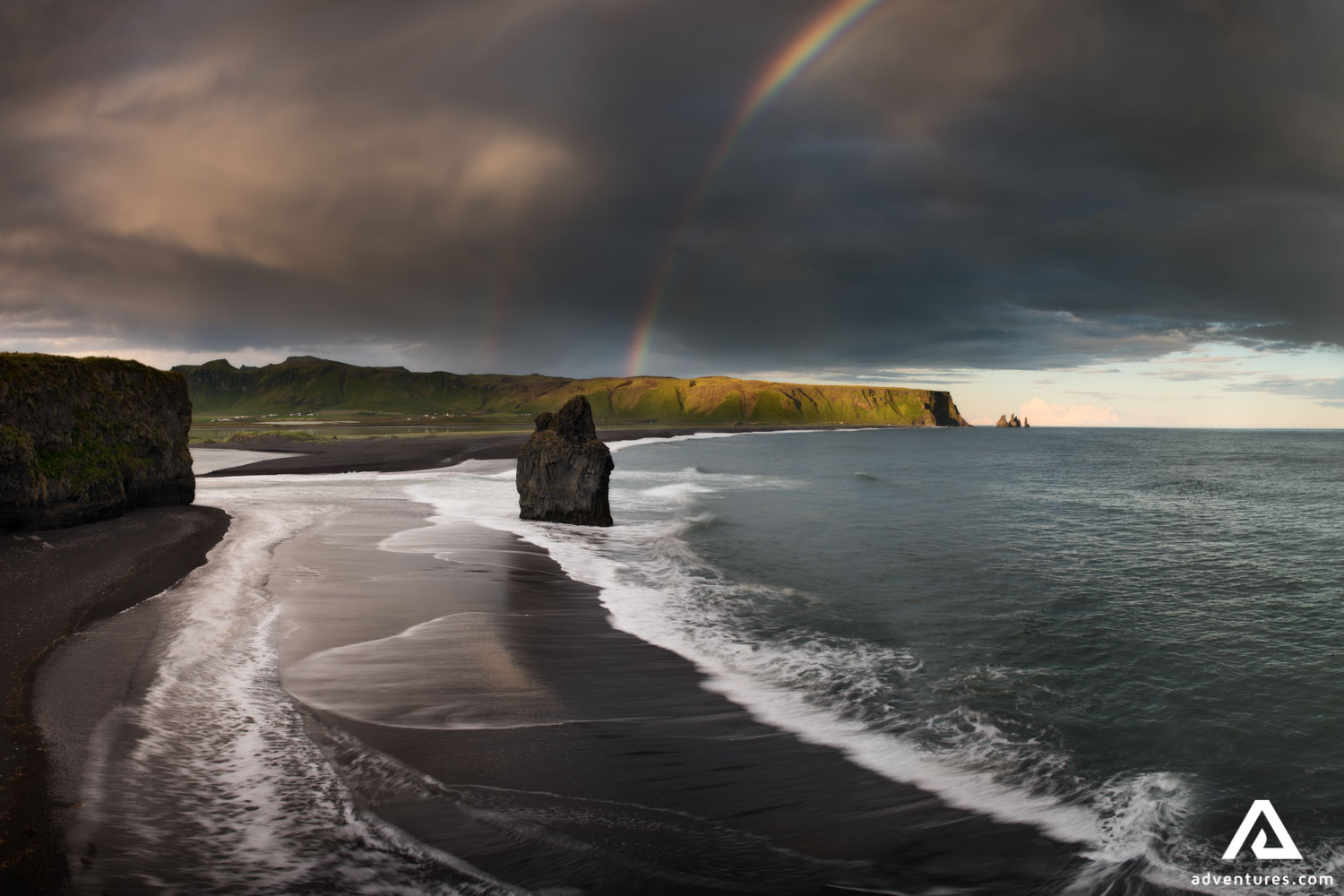 Arnardrangur Rock at Reynisfjara Beach
