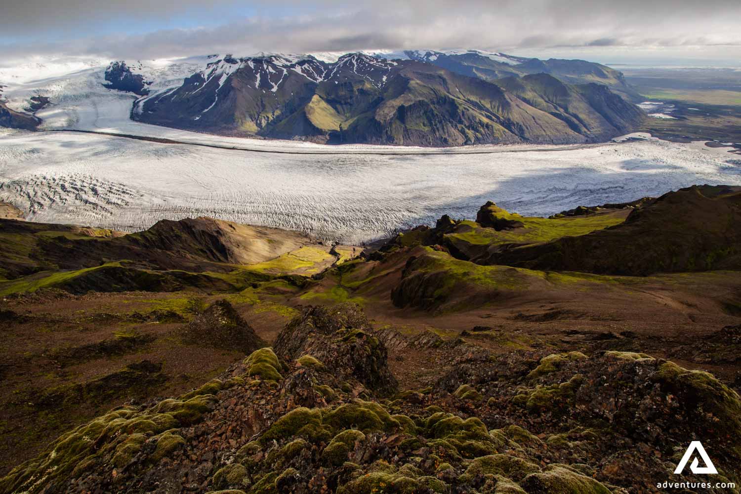 Aerial View of Skaftafell Nature Reserve