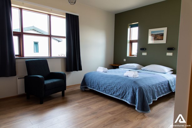 Geirland Hotel Double Bedroom in Iceland
